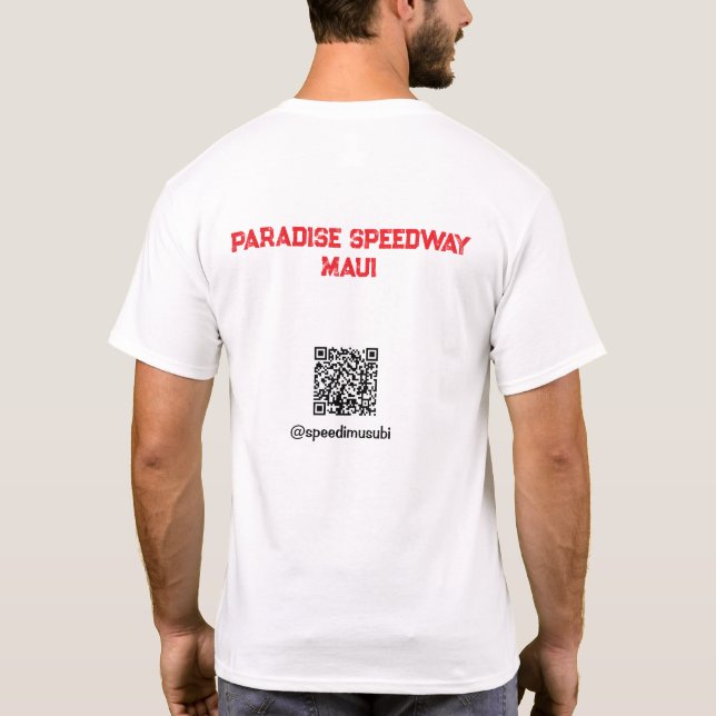 Speedi Musubi klassisk tee (Baksida)
