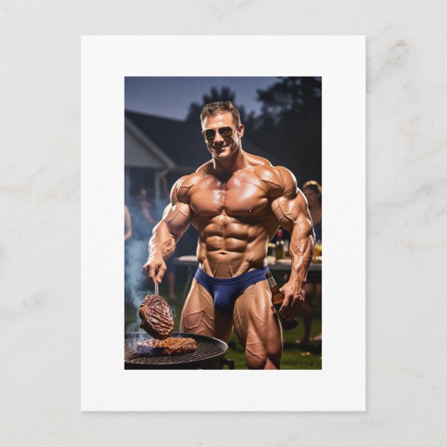 Speedo Chronicles: BBQ Beast Mode Vykort (Framsida)