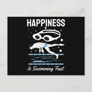 Speedo Swimmer - Lyckan simmar snabbt Vykort