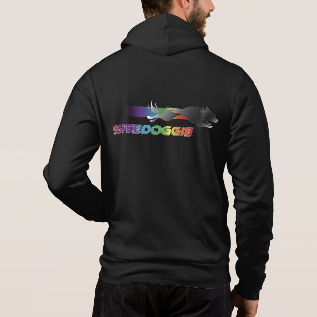Speedoggie Hoodie T Shirt (Baksida)
