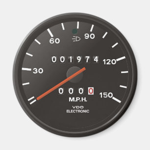 Speedometer för klassiker 911 (den gammala magnet