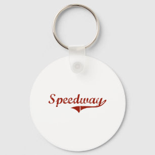 Speedway Indiana Classic Design Nyckelring