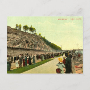 Speedway, New York City, 1910 Vintage Vykort