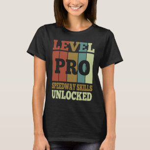 Speedway Skills Pro Olåst Vintage Stil Unik T Shirt