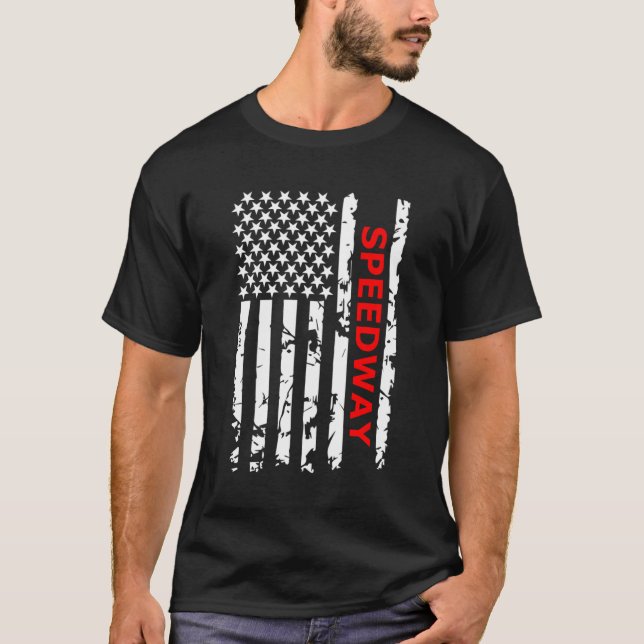 Speedway-Tävla T Shirt (Framsida)