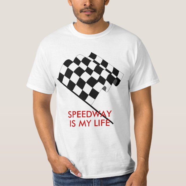 Speedwayet är mitt liv t-shirt (Framsida)