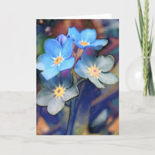 Speedwell, Veronica - Blommigten Hälsning Kort