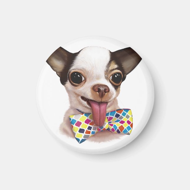 Speedy Boy Chihuahua Magnet (Framsidan)