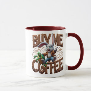 Speedy Bunny Tävling Turtle Köp mig en kaffe Mugg