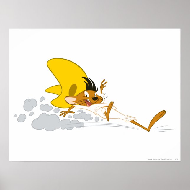 SPEEDY GONZALES™ Stoppande färg Poster (Framsidan)