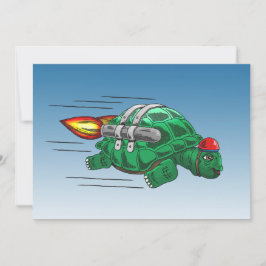 Speedy Rocket Turtle Kort