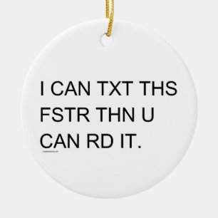 Speedy Texter Julgransprydnad Keramik