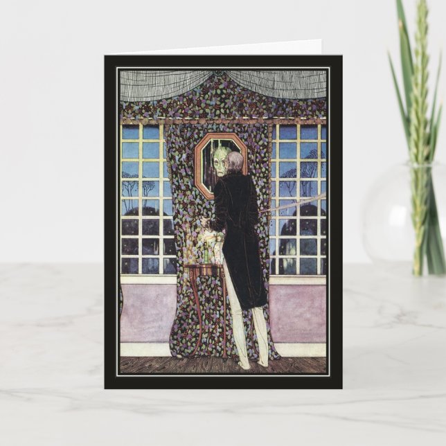 Spegel av Kay Nielsen Halloween Kort (Framsida)