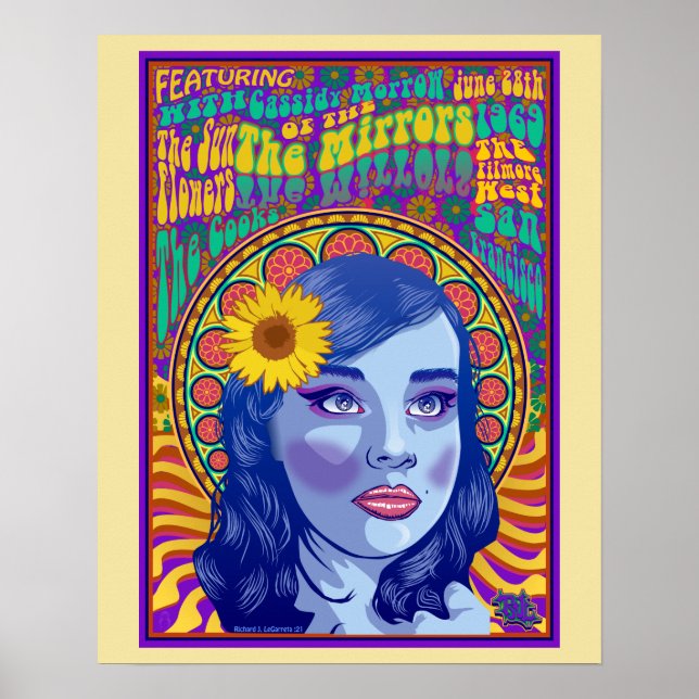 Spegel-bandet poster retro (Framsidan)
