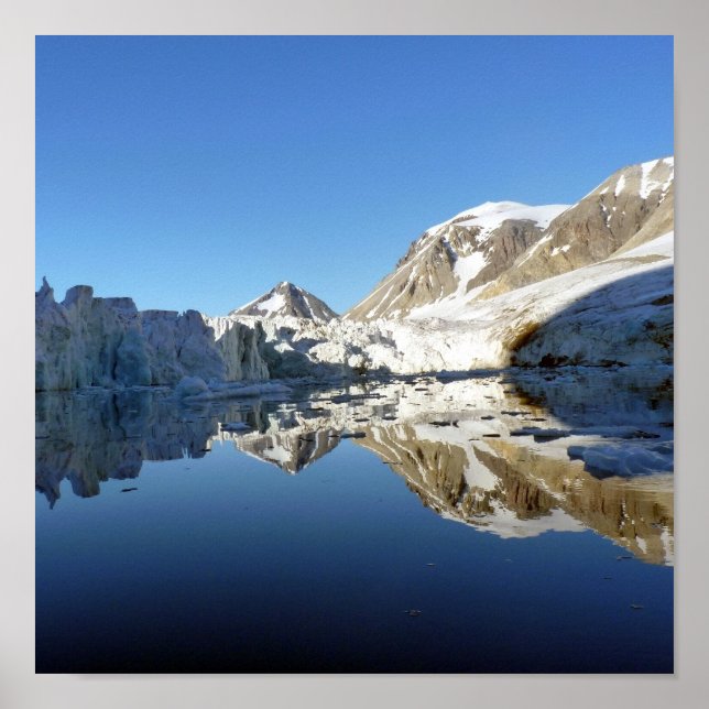 Spegel bilder i Svalbard Poster (Framsidan)