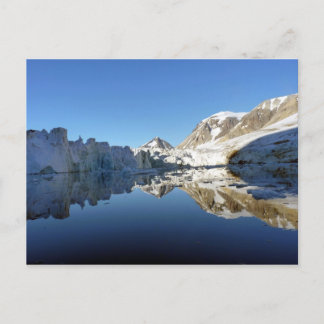 Spegel bilder i Svalbard Vykort