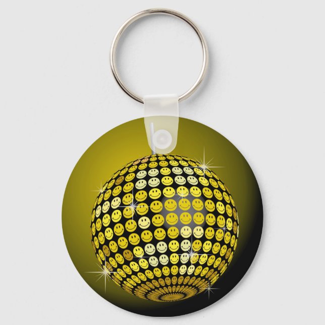 Spegel Boll Nyckelring (Framsida)
