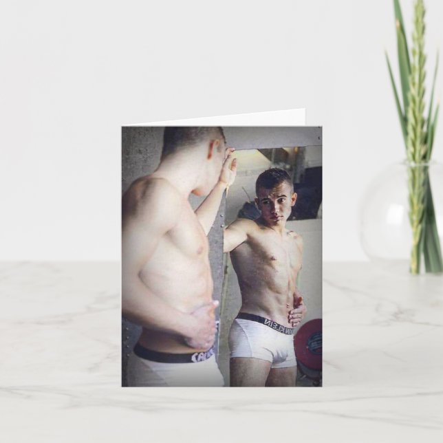 Spegel Boy Kort (Framsida)