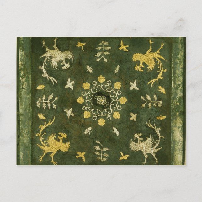 Spegel, brons med lackerad rygg vykort (Framsida)