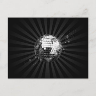 Spegel Disco Boll på Svarta havet Vykort