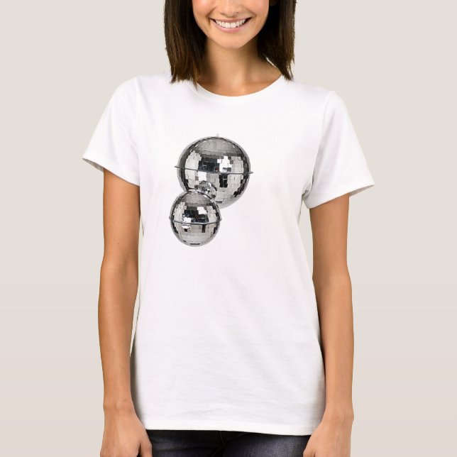 Spegel-Disco-Boll Tee (Framsida)