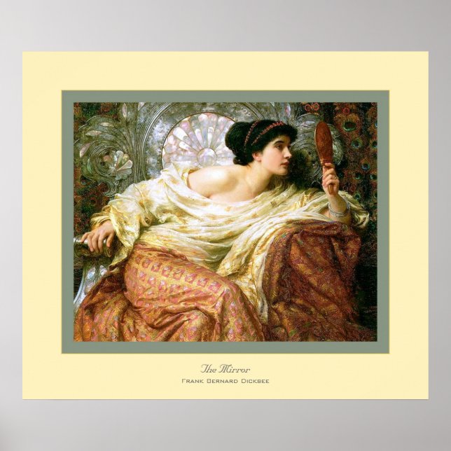 Spegel~ Frank Bernard Dicksee Poster (Framsidan)