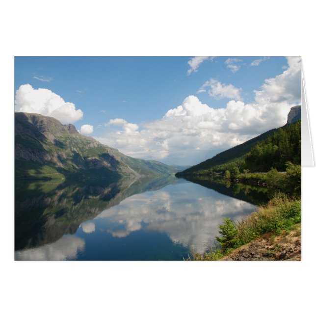 Spegel Hälsningskort (Framsidan Horizontal)