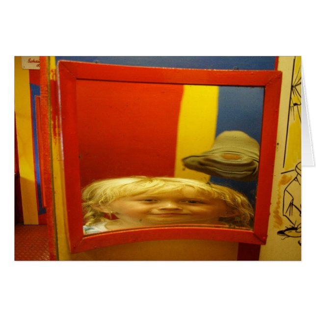 Spegel Hälsningskort (Framsidan Horizontal)