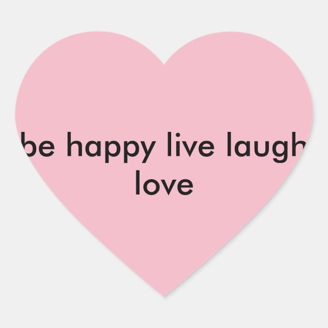 spegel hjärtformat klistermärke (Framsida)