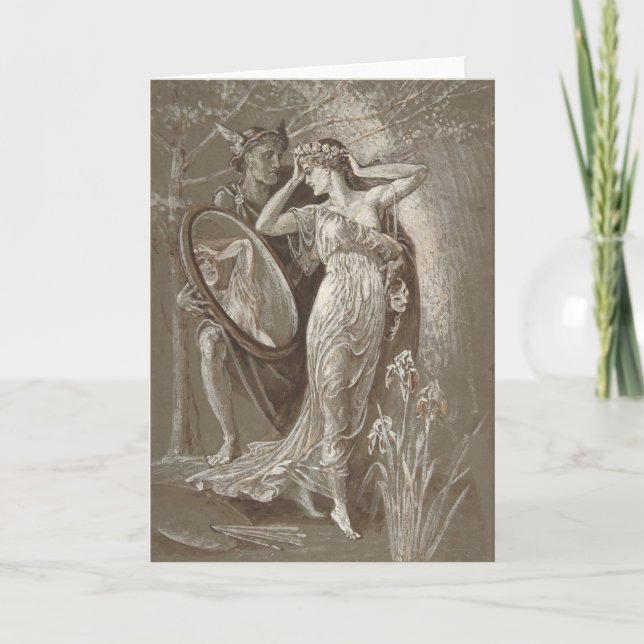 Spegel i Venus | Walter Crane Kort (Framsida)