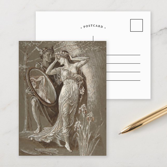 Spegel i Venus | Walter Crane Vykort (Skapare uppladdad)