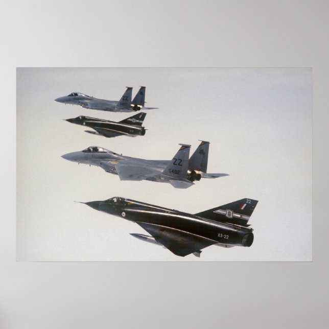 Spegel III's och F-18 Hornets Poster (Framsidan)