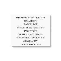 Spegel rätt att reflektera, oavsett vad det handla