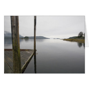 Spegel reflexionsfunter Bay, Alaska Hälsningskort