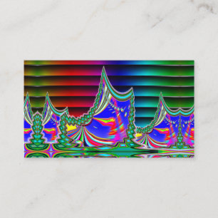 Spegel roligt Cosmic freak ut Visitkort