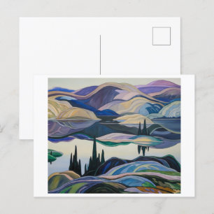 Spegel Sjö Franklin Carmichael Vykort