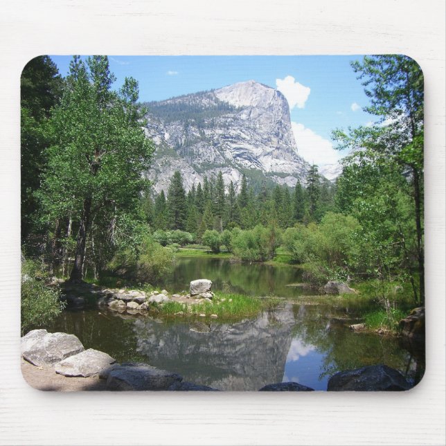 Spegel Sjö i nationalparken Yosemite Musmatta (Framsidan)