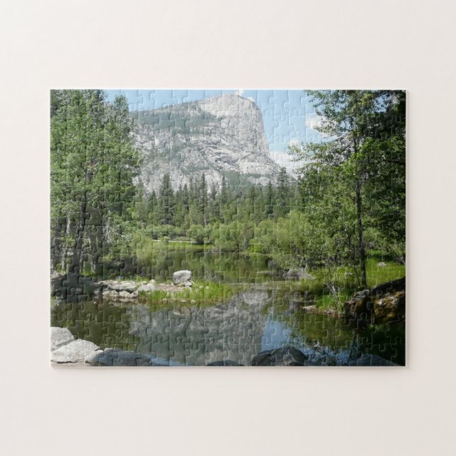 Spegel Sjö i nationalparken Yosemite Pussel (Horisontell)