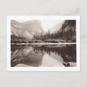 Spegel Sjö, Yosemite National Park Vintage Vykort