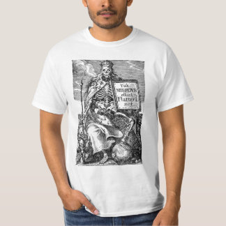 Spegel som smickrar för att inte värdera tee