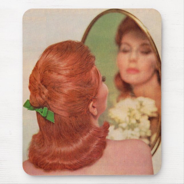 spegel spegel på väggen musmatta (Framsidan)