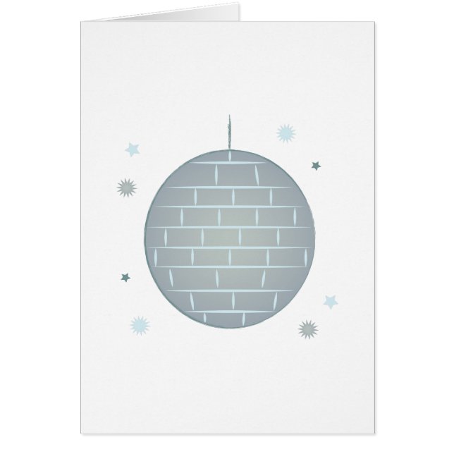 Spegelboll Hälsningskort (Framsidan)