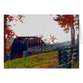 Spegelbroar Hälsningskort