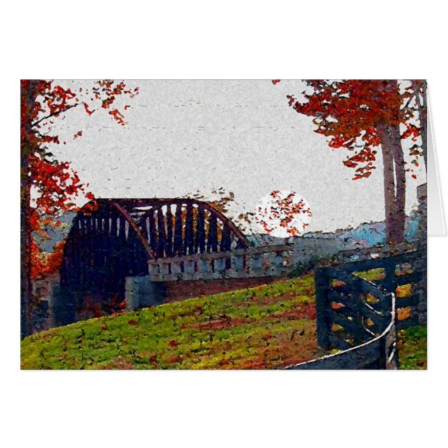 Spegelbroar Hälsningskort (Framsidan Horizontal)