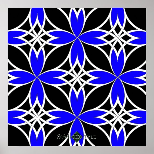 Spegeld Celtic ( Blå Inverterad ) Poster (Framsidan)