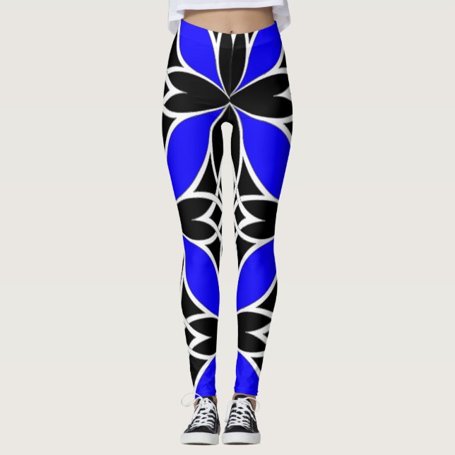 Spegeld Celtic ( Flutterby Blue ) Leggings (Framsida)