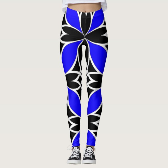 Spegeld Celtic ( Flutterby Blue ) Leggings (Framsida)