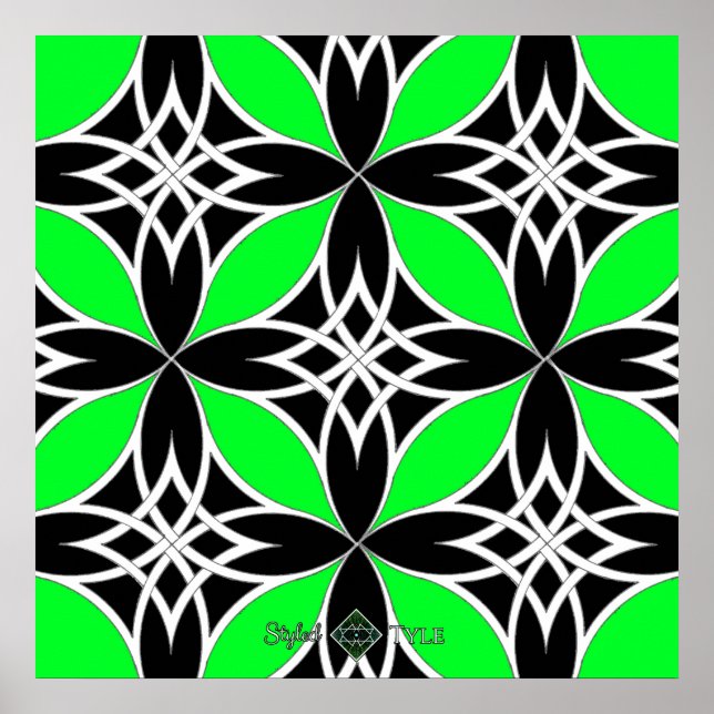 Spegeld Celtic ( Flutterby Green ) Poster (Framsidan)