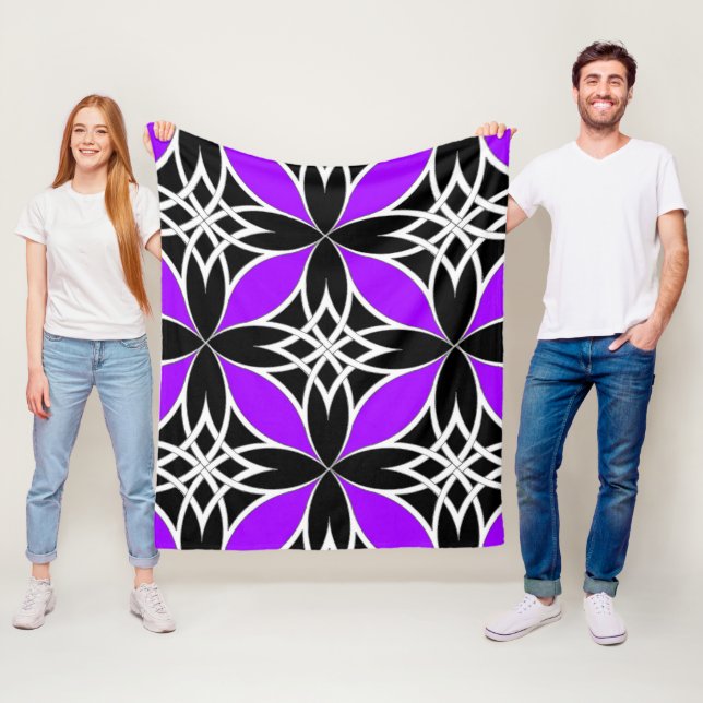 Spegeld Celtic ( Flutterby Purple ) Fleecefilt (På plats)