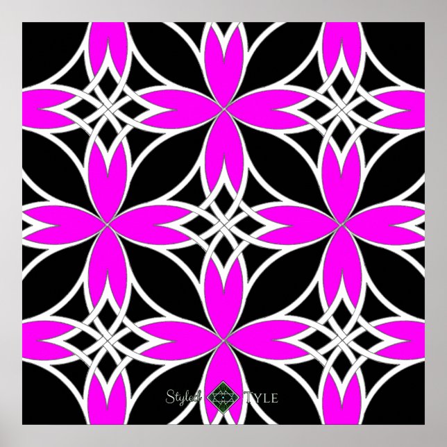 Spegeld Celtic ( Rosa Inverterad ) Poster (Framsidan)